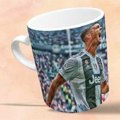 ماگ مدل دسته قلبی طرح رونالدو کد 227