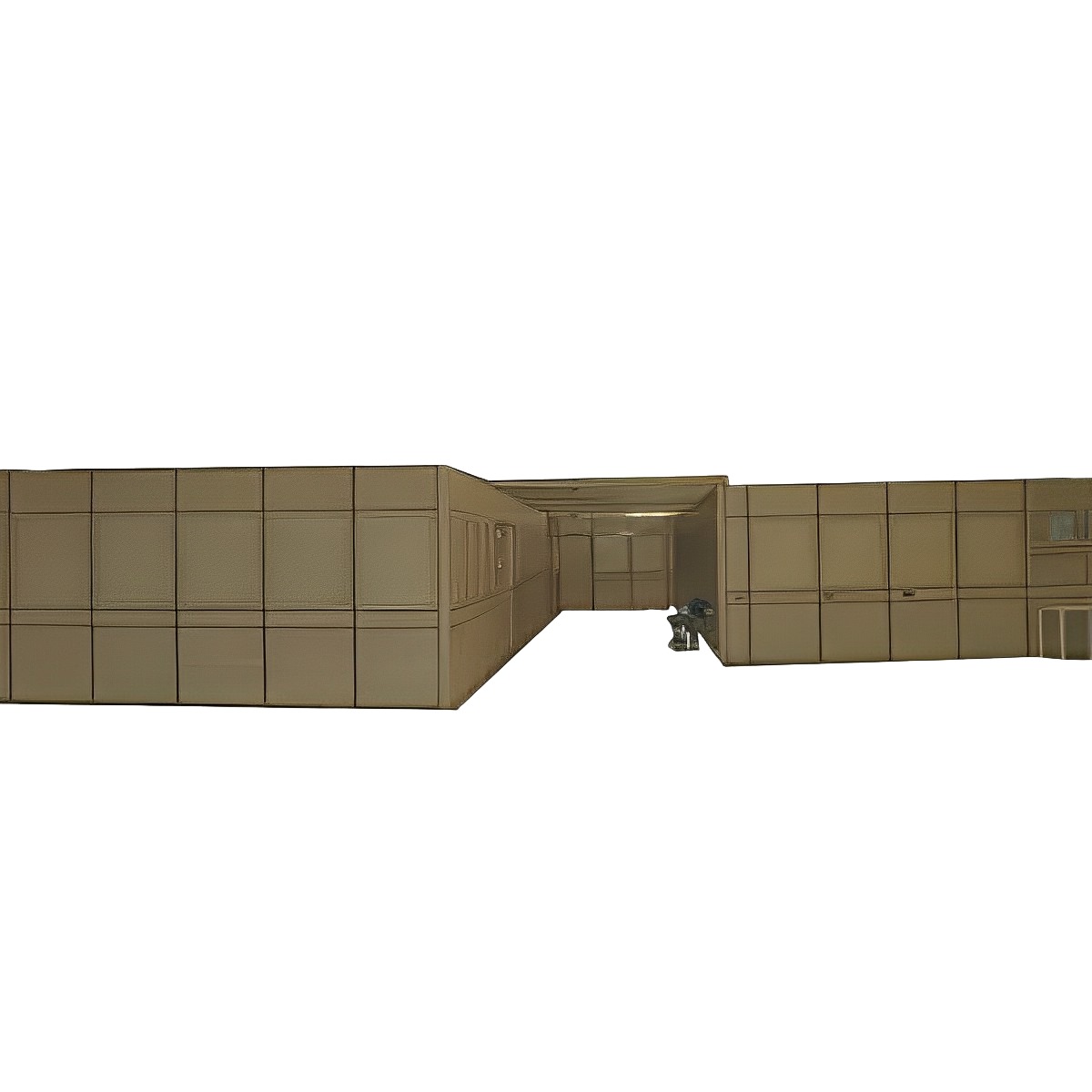 پارتیشن چوبی بدون شیشه آرک