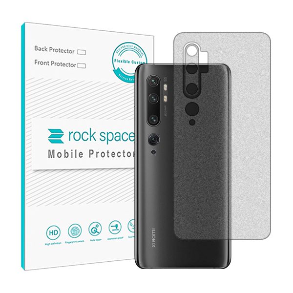 گلس محافظ پشت گوشی شیائومی Mi Note 10 Pro مدل نانو هیدروژل مات برند راک اسپیس کد15521S