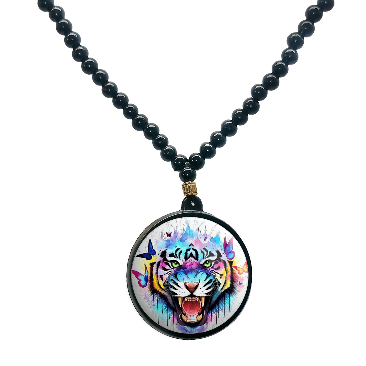 گردنبند پرمانه کد pmd.6032 مدل دو طرفه