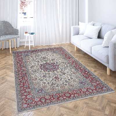 فرش دستبافت سه و نیم متری طرح لچک و ترنج جهان کد CS_0016