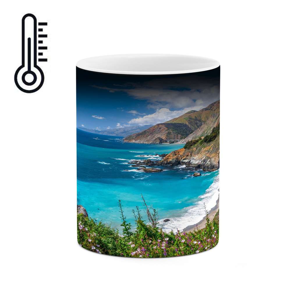 ماگ حرارتی کاکتی طرح منظره مدل mgh13127