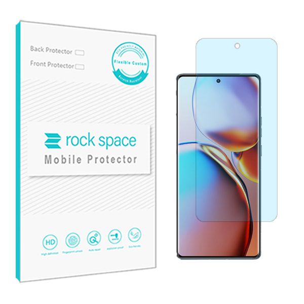 گلس موتورولا Moto X40 مدل نانو هیدروژل آنتی بلو برند راک اسپیس کد S