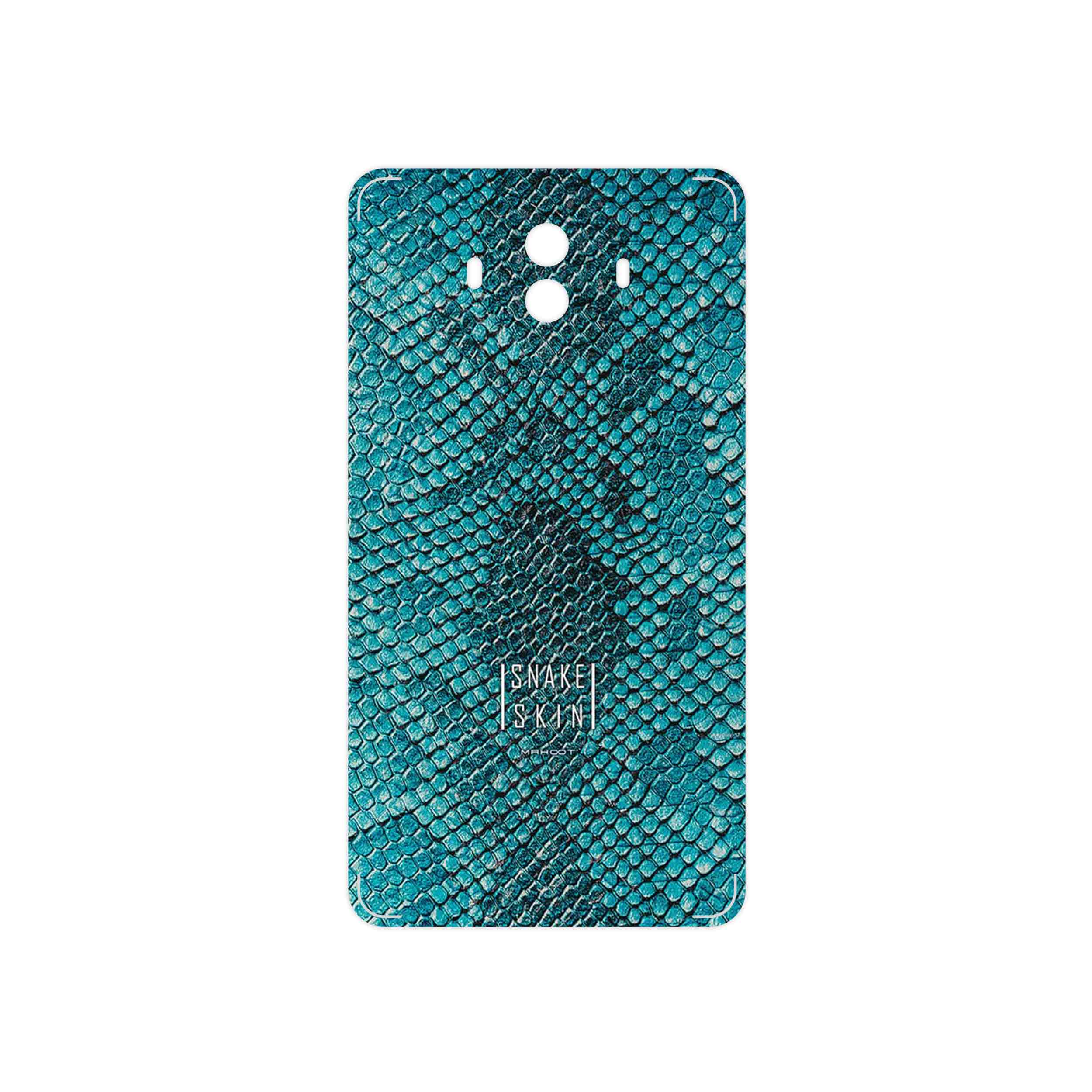برچسب پوششی ماهوت مدل Blue Snake Skin مناسب برای گوشی موبایل هوآوی Mate 10