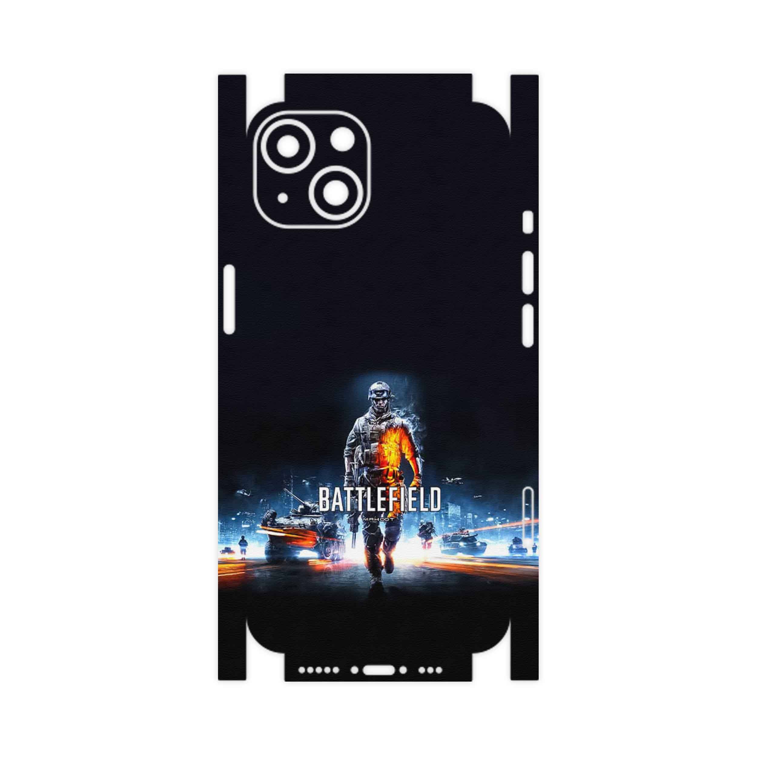 برچسب پوششی ماهوت مدل Battlefield Game Series-FullSkin مناسب برای گوشی موبایل اپل iPhone 13