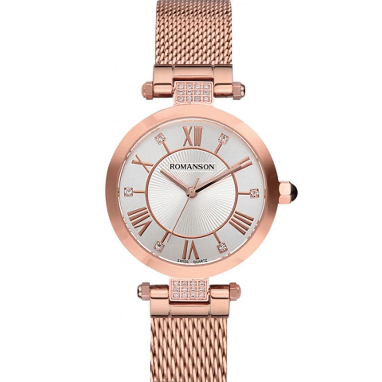 ساعت مچی رومانسون زنانه مدل RM7A16QLRRASR1-W