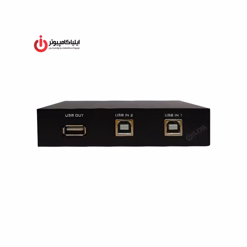 سوئیچ پرینتر دو پورت USB2.0 برند دی نت مدل 1A2B