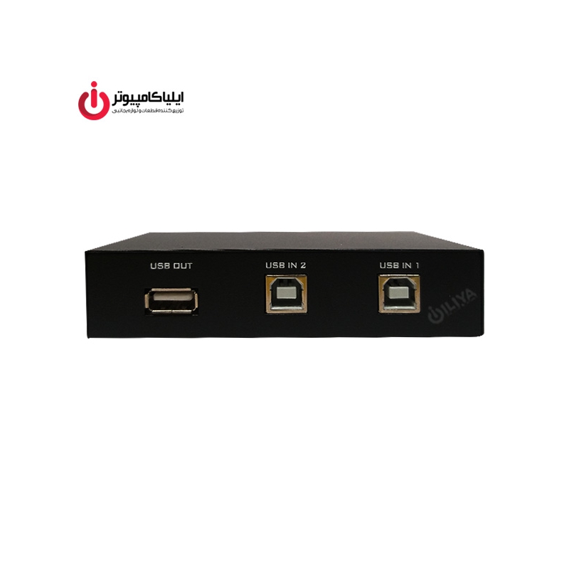 سوئیچ پرینتر دو پورت USB2.0 برند دی نت مدل 1A2B