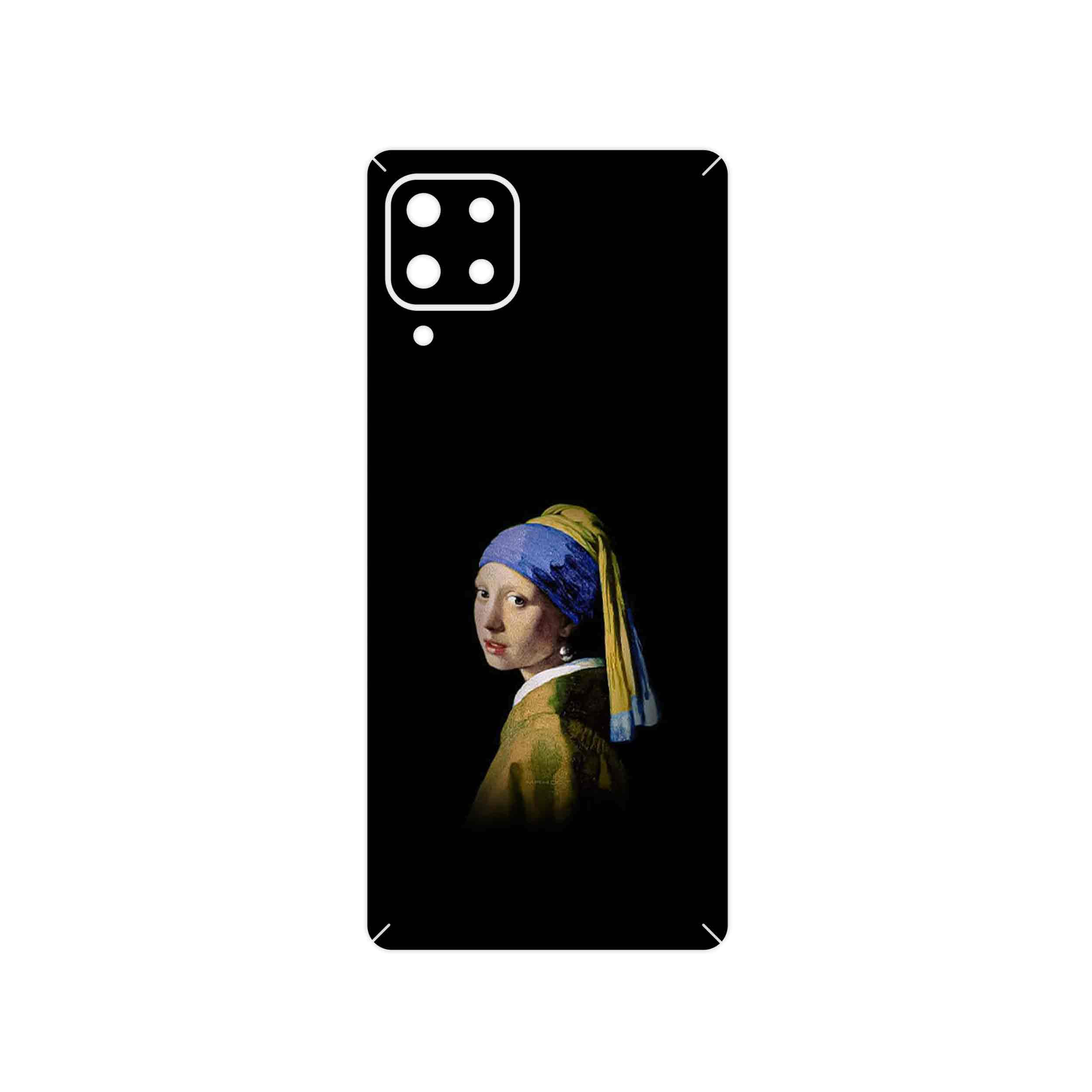 برچسب پوششی ماهوت مدل Girl with a Pearl Earring of Vermeer مناسب برای گوشی موبایل سامسونگ Galaxy A32 5G