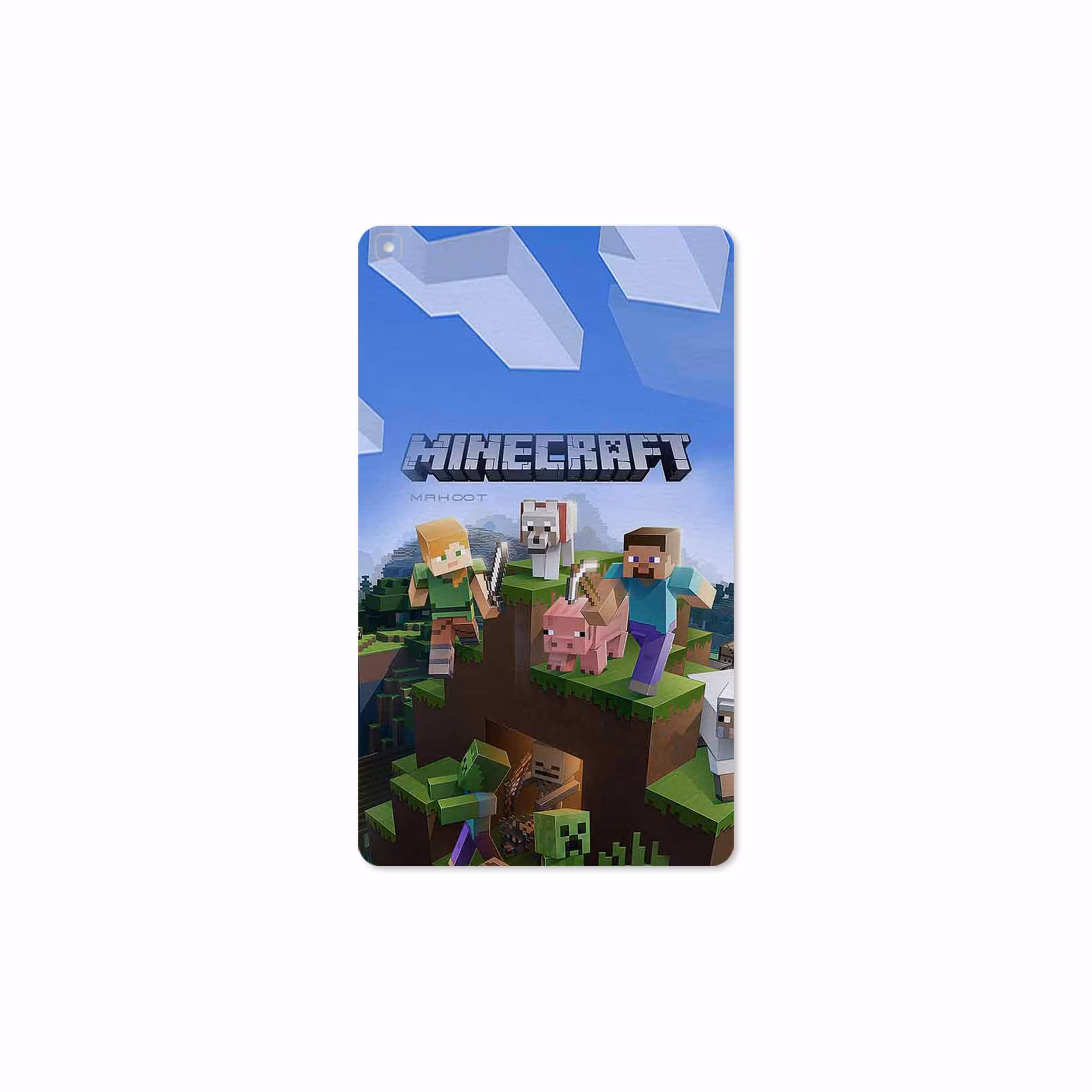 برچسب پوششی ماهوت مدل Minecraft-Game مناسب برای تبلت سامسونگ Galaxy Tab A 8.0 2019 T290