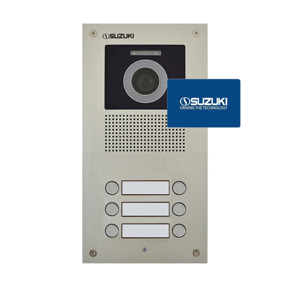 پنل آیفون تصویری کارتی 6 واحدی سوزوکی سری U