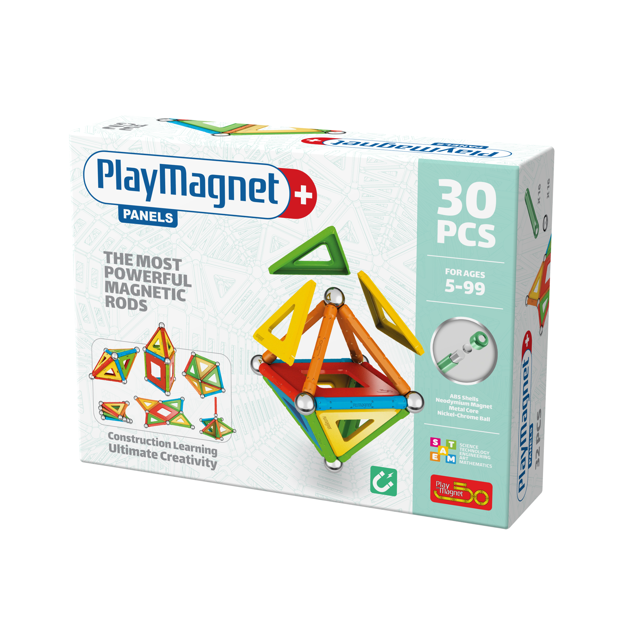پلی مگنت سری پنل 30 قطعه