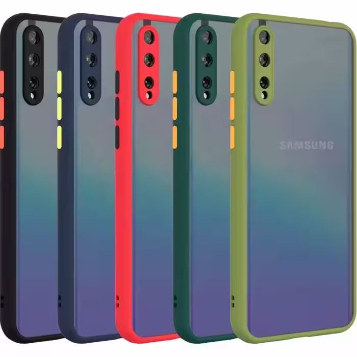 کاور ضدضربه گوشی Samsung Galaxy A750 / A7 2018 مدل مات محافظ دوربین