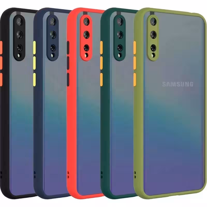 کاور ضدضربه گوشی Samsung Galaxy A750 / A7 2018 مدل مات محافظ دوربین