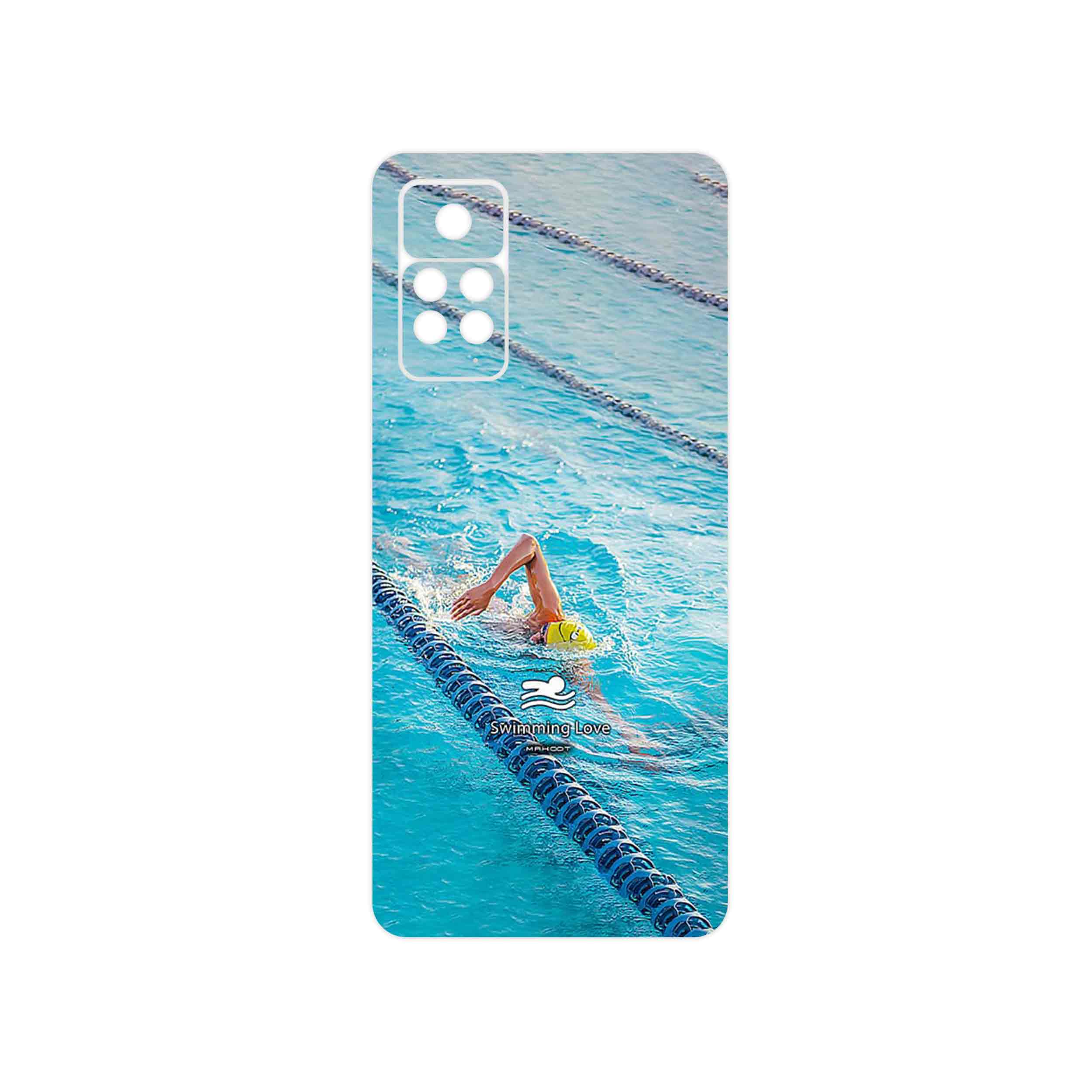برچسب پوششی ماهوت مدل Swimming مناسب برای گوشی موبایل شیائومی Redmi Note 11 Pro
