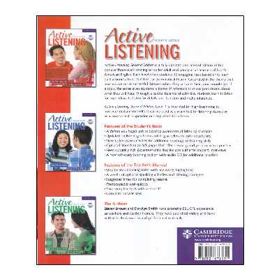 کتاب Active Listening Second Edition اثر Steven Brown And Dorolyn Smith انتشارات الوندپویان سه جلدی