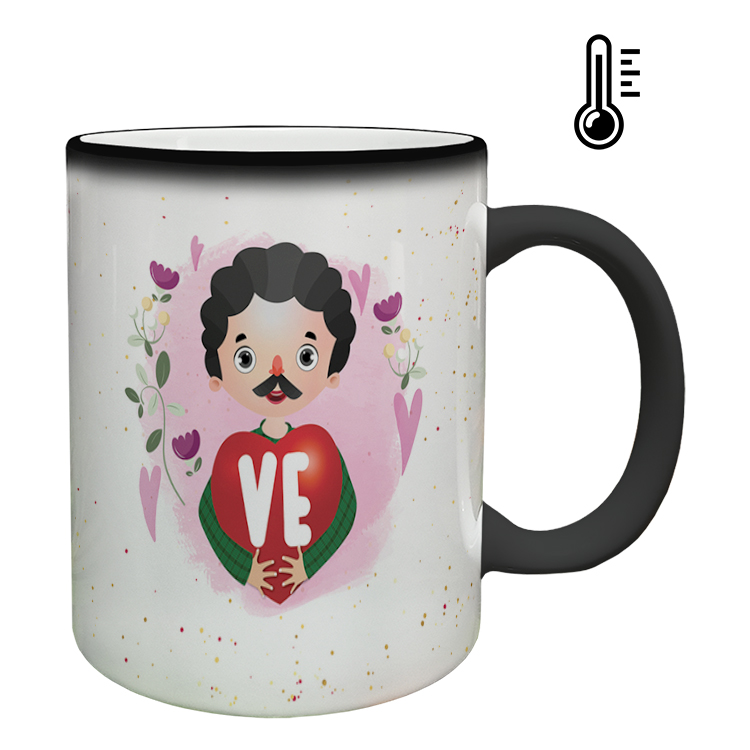 ماگ حرارتی مدل عاشقانه کد 34