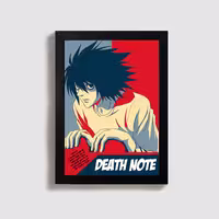 تابلو مدل انیمه دفترچه مرگ anime death note BL64 | دنیای قاب