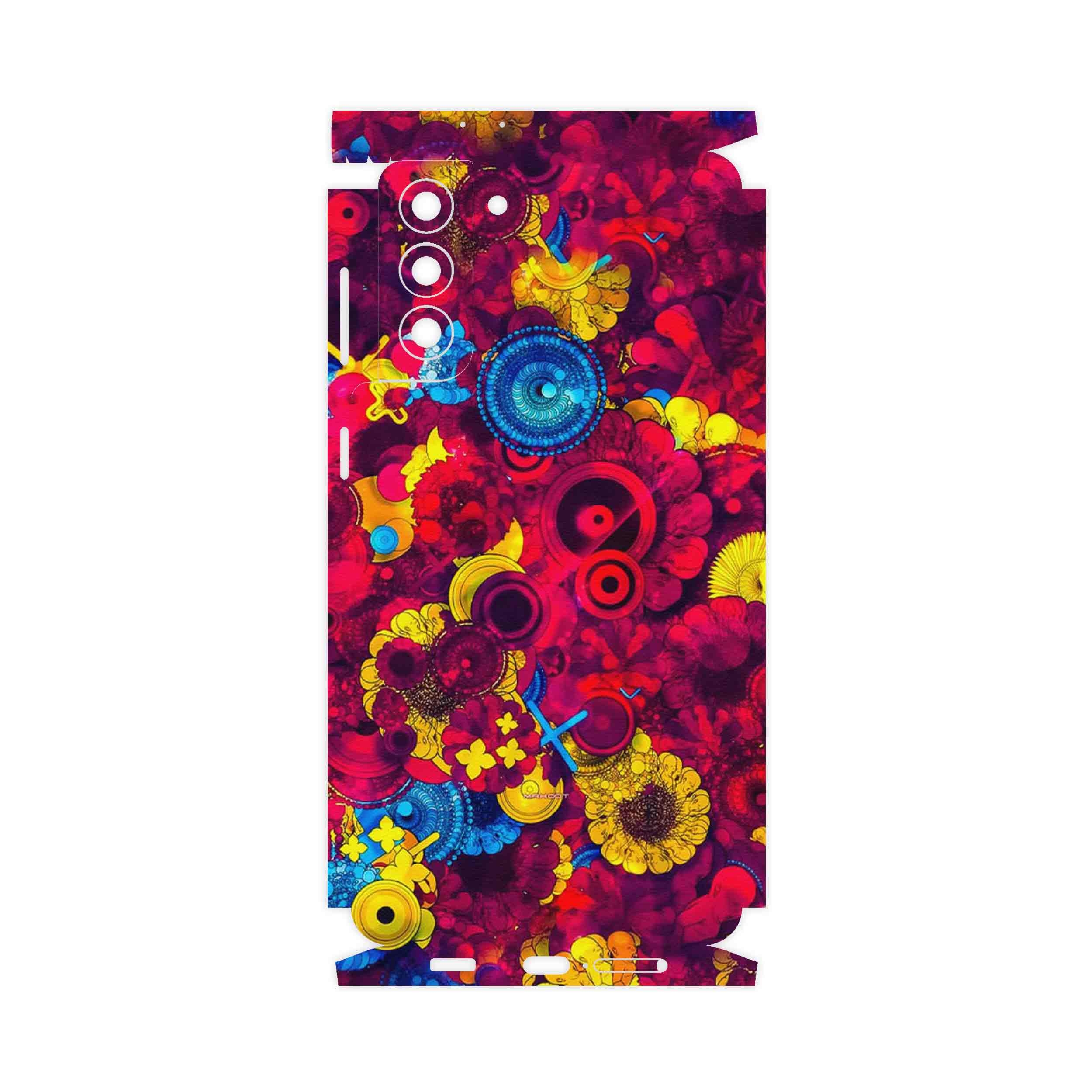 برچسب پوششی ماهوت مدل Vector Flower Garden Digital Art-FullSkin مناسب برای گوشی موبایل سامسونگ Galaxy S21 Plus 5G