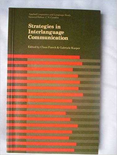خرید و دانلود نسخه کامل کتاب Strategies in Interlanguage Communication (Applied Linguistics and Language Study) - Pdf