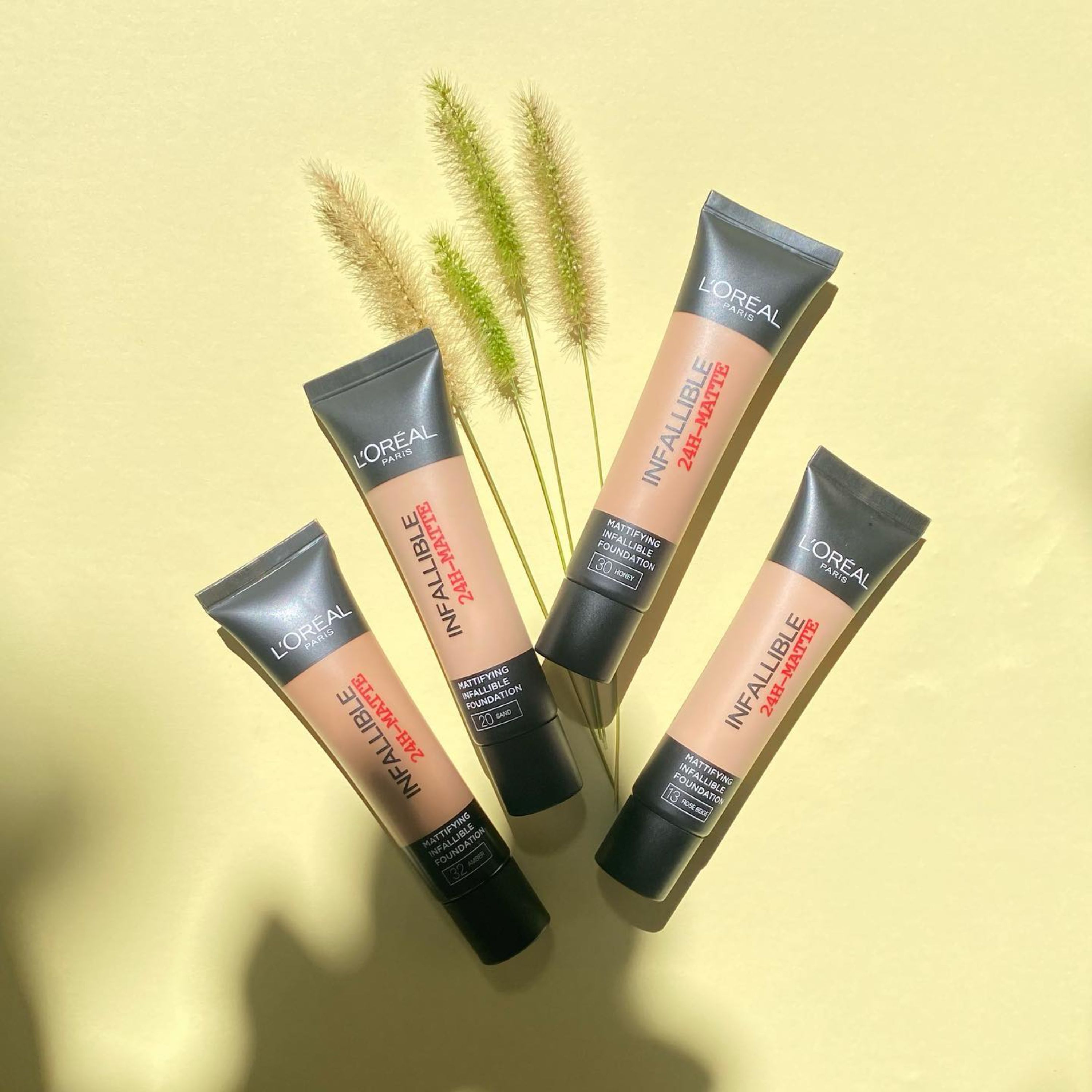 کرمپودر مت کاور 24 ساعته لوریل LOREAL Infallible 24h Matte Foundation