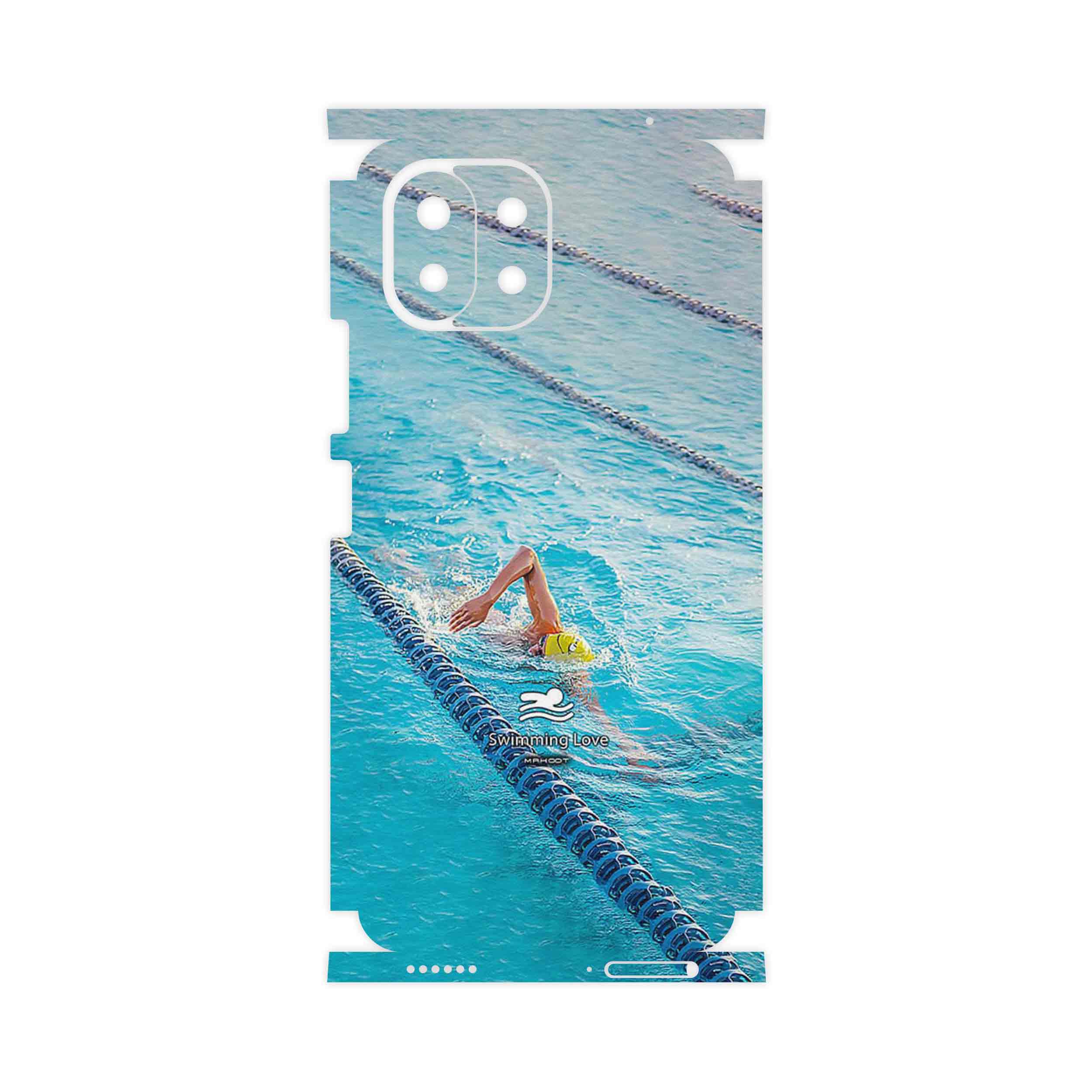 برچسب پوششی ماهوت مدل Swimming-FullSkin مناسب برای گوشی موبایل شیائومی 11 Lite 5G NE