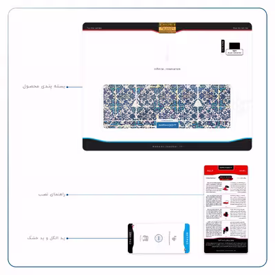 برچسب پوششی ماهوت مدل Iran-Tile1 مناسب برای تبلت اپل iPad Air 2 2014 A1567