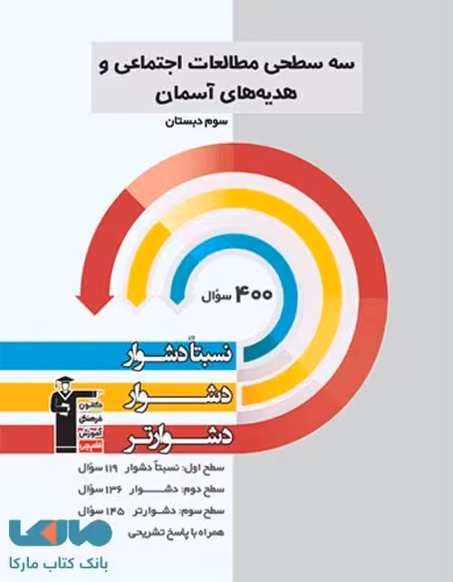 مطالعات اجتماعی و هدیه های آسمانی سه سطحی سوم دبستان قلم چی