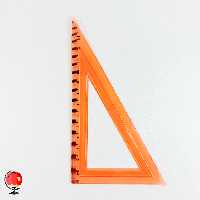 گونیا ژله ای 14سانت قرمز کد 26412