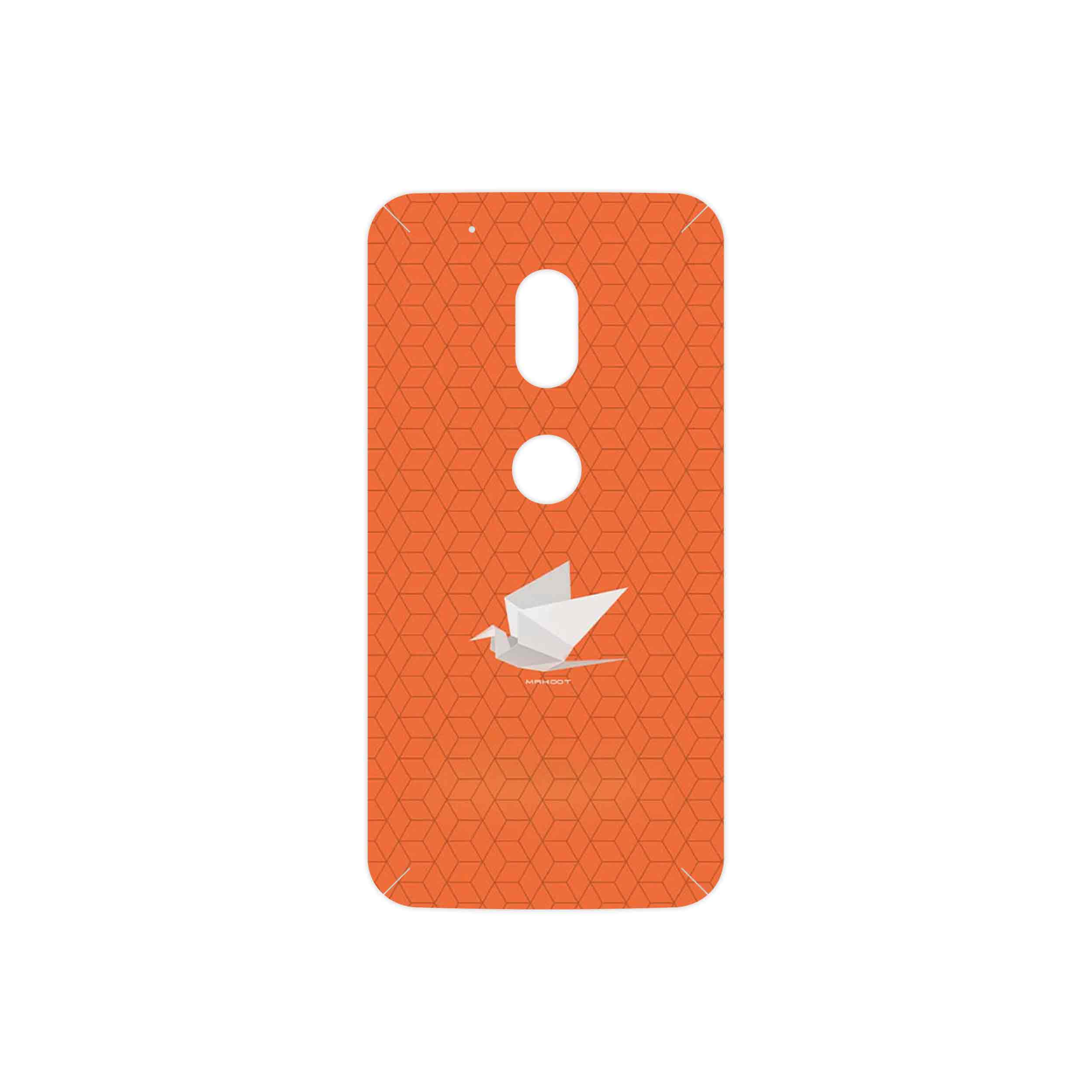 برچسب پوششی ماهوت مدل Minimalist origami bird مناسب برای گوشی موبایل موتورولا Moto G4 Play