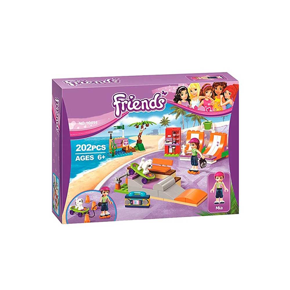 ساختنی دخترانه فرندز کد: 10491 Lego Heartlake Skate Park