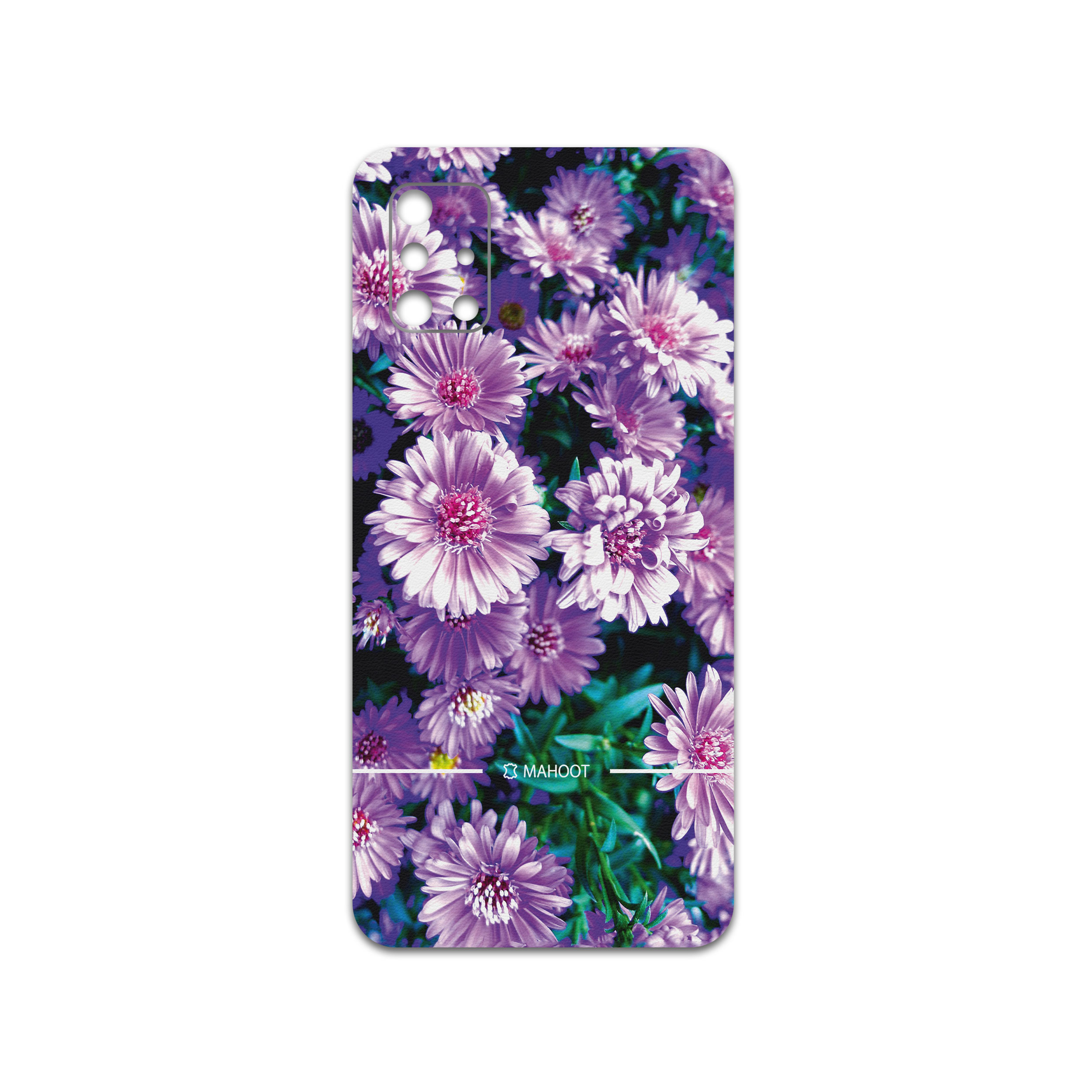 برچسب پوششی ماهوت مدل Purple-Flower مناسب برای گوشی موبایل سامسونگ Galaxy A51