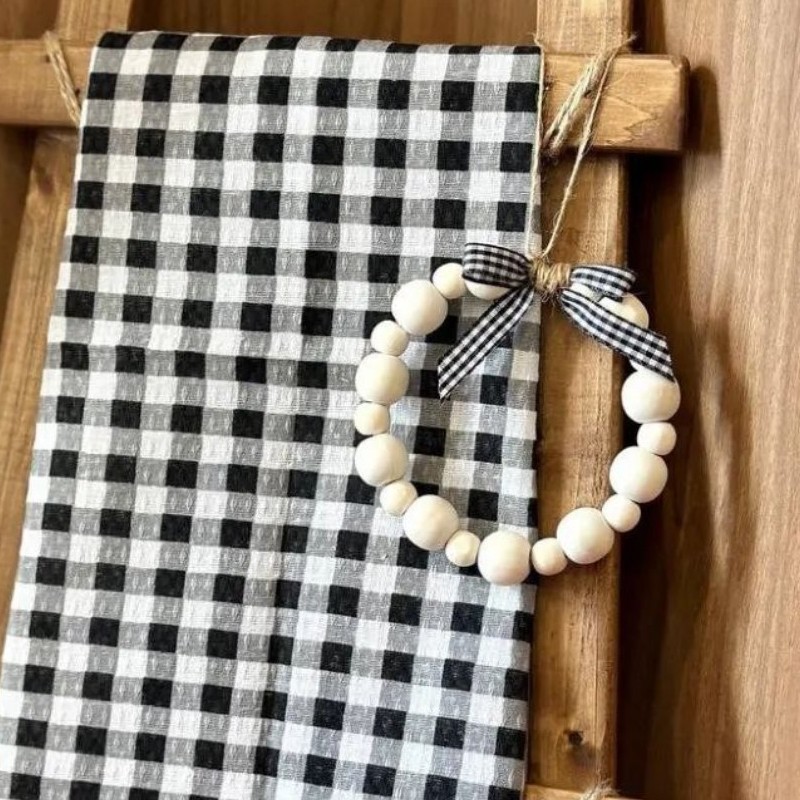 آویز مهره چوبی 