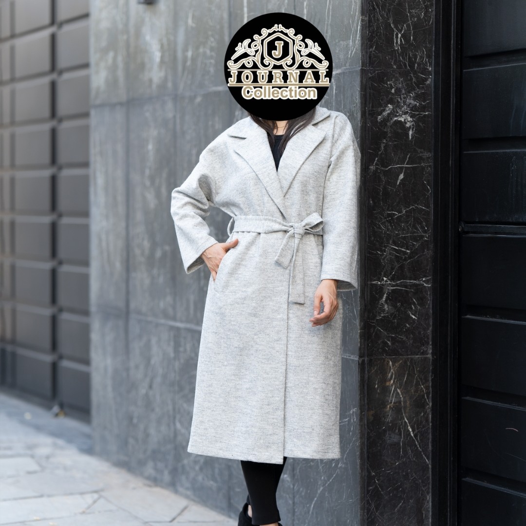 پالتو پشمی جنس پارچه کچه جلو باز با کمربند.فری سایز مناسب 38 تا 44در 4 رنگ مشکی سبز یشمی طوسی قهوه ای تیره