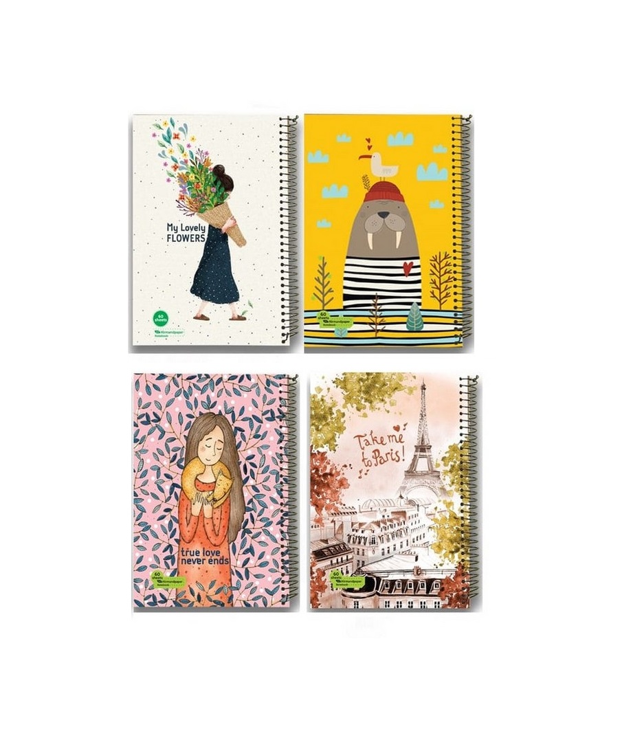 دفتر سیمی 60 برگ هیرمند کد 259