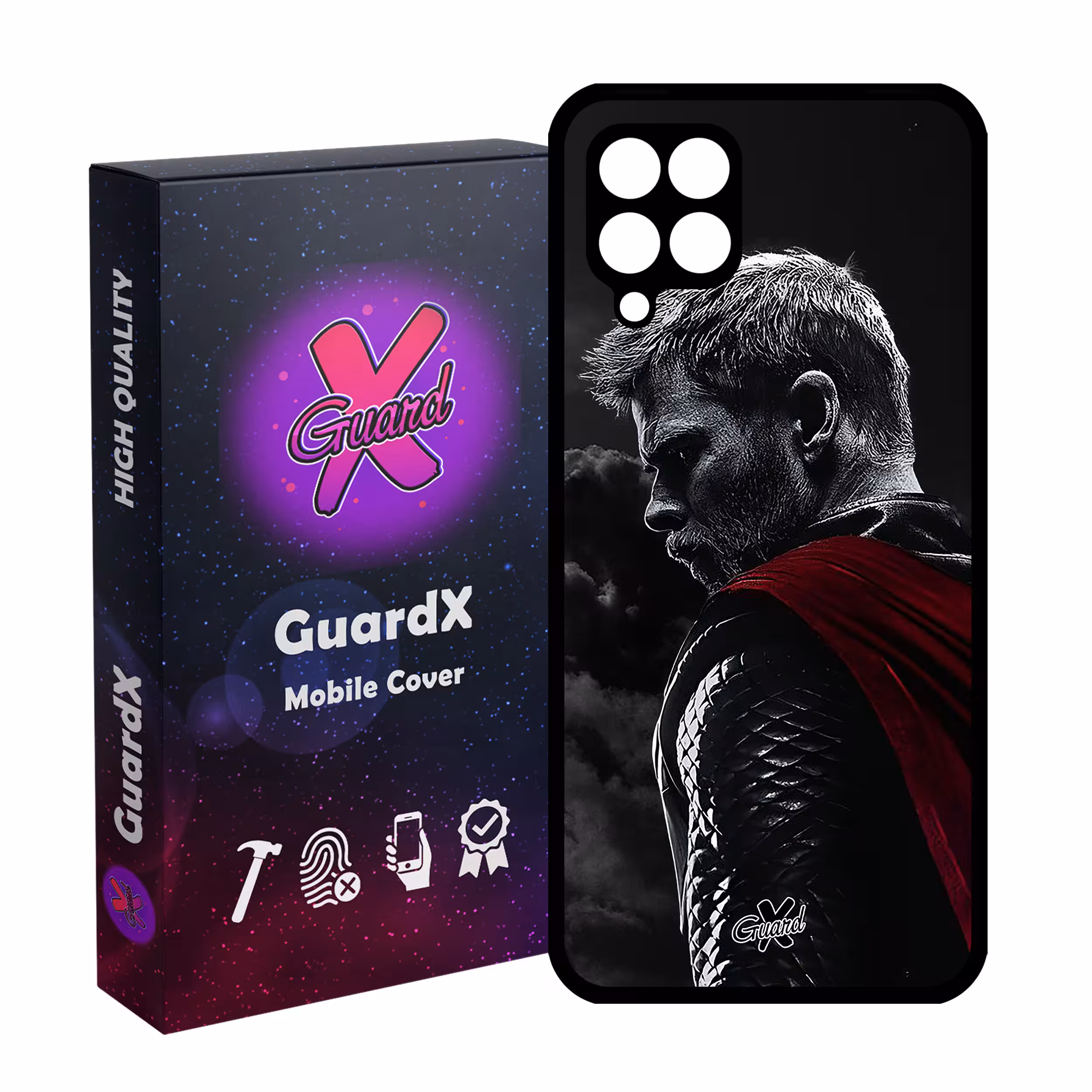 کاور گارد ایکس طرح Thor مدل Glass10417 مناسب برای گوشی موبایل سامسونگ Galaxy A12/M12/F12