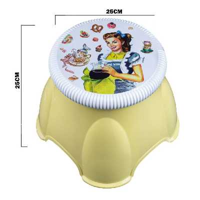 چهارپایه حمام طرح هوم لیدی کد 4