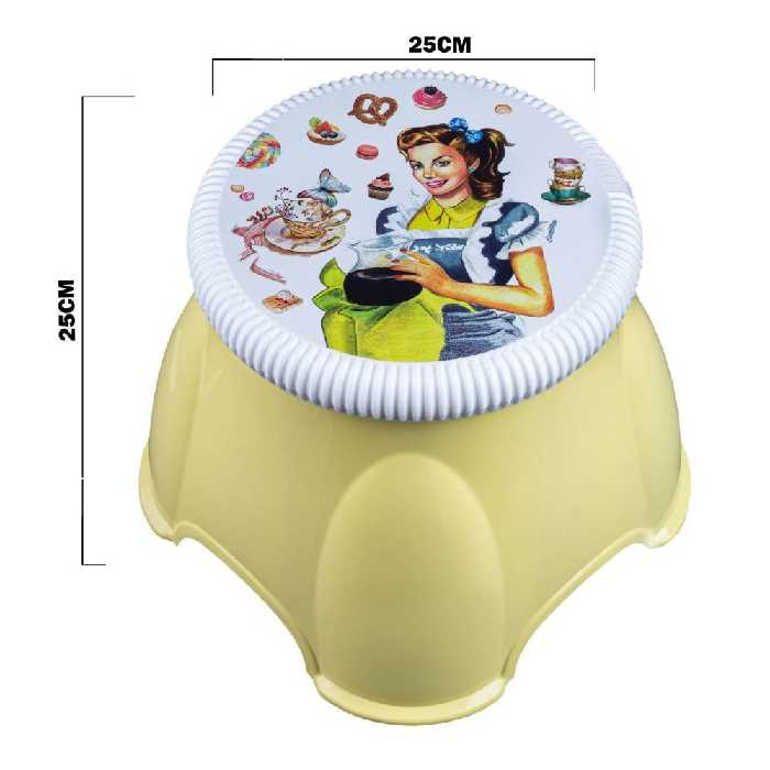 چهارپایه حمام طرح هوم لیدی کد 4