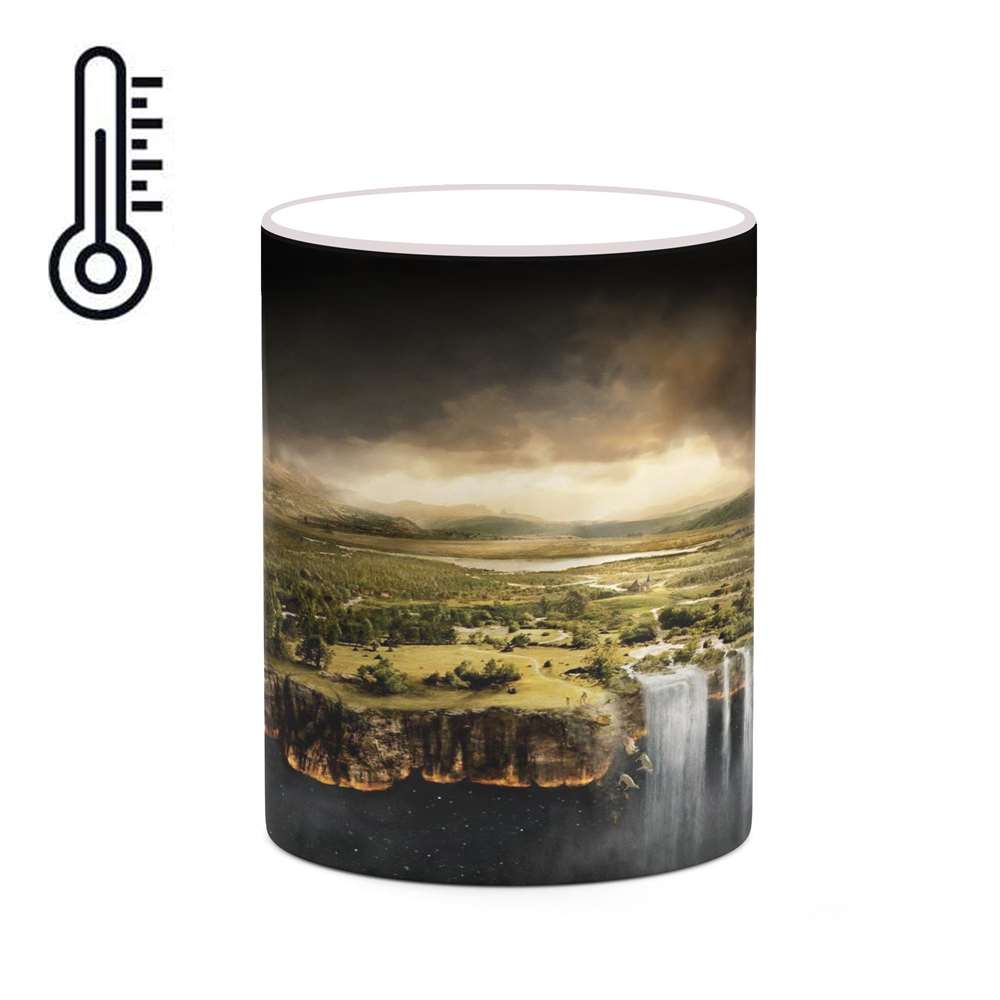 ماگ حرارتی کاکتی طرح منظره مدل mgh18193