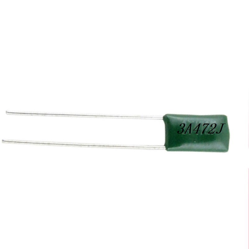 خازن پلی استر 47 نانو فاراد مدل 472-100 بسته 20 عددی