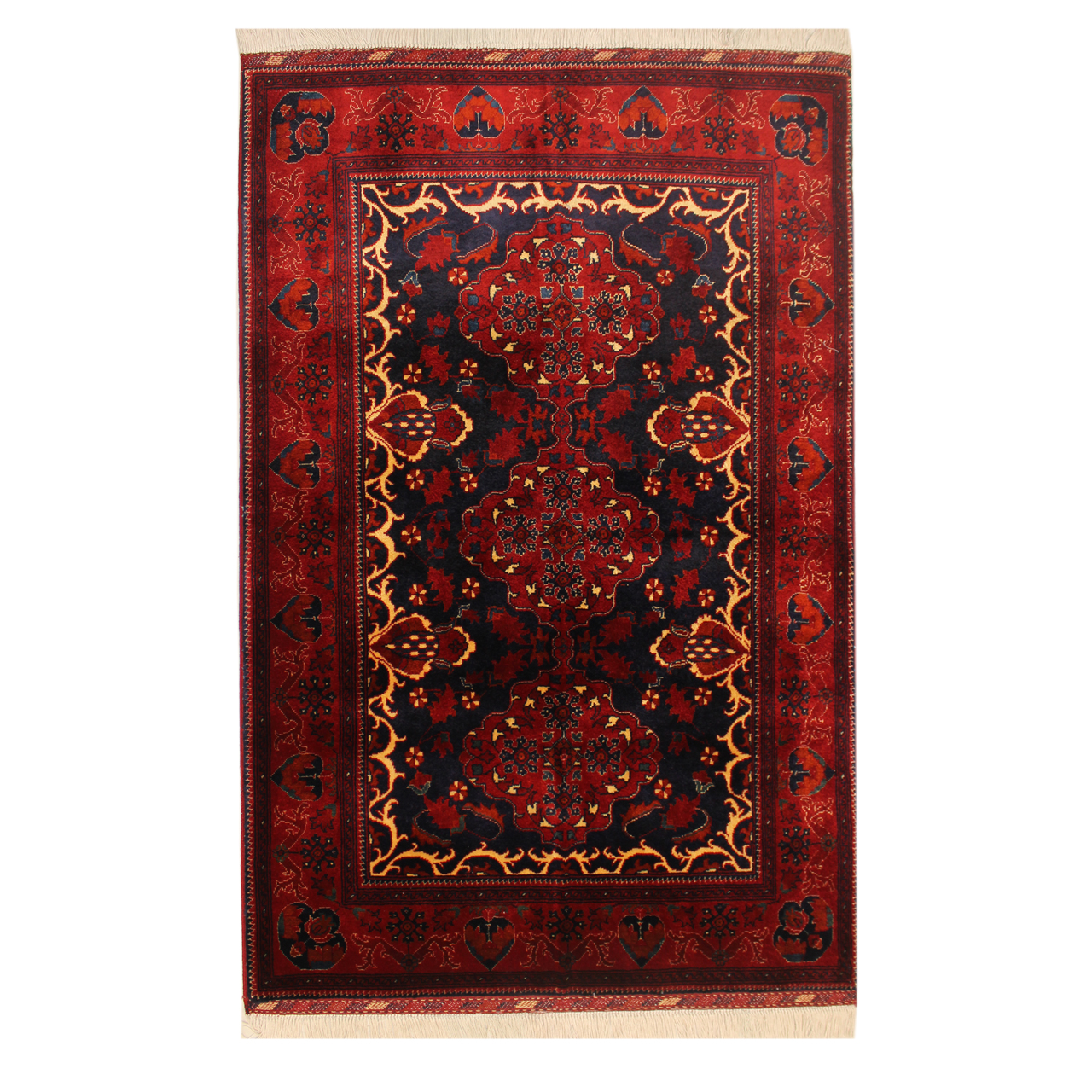 فرش دستبافت یک ونیم متری کد 304