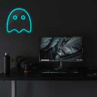 چراغ دیواری نئون دیزاین طرح Packman-2_TBL