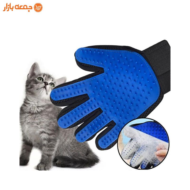 دستکش پرزگیر حیوانات