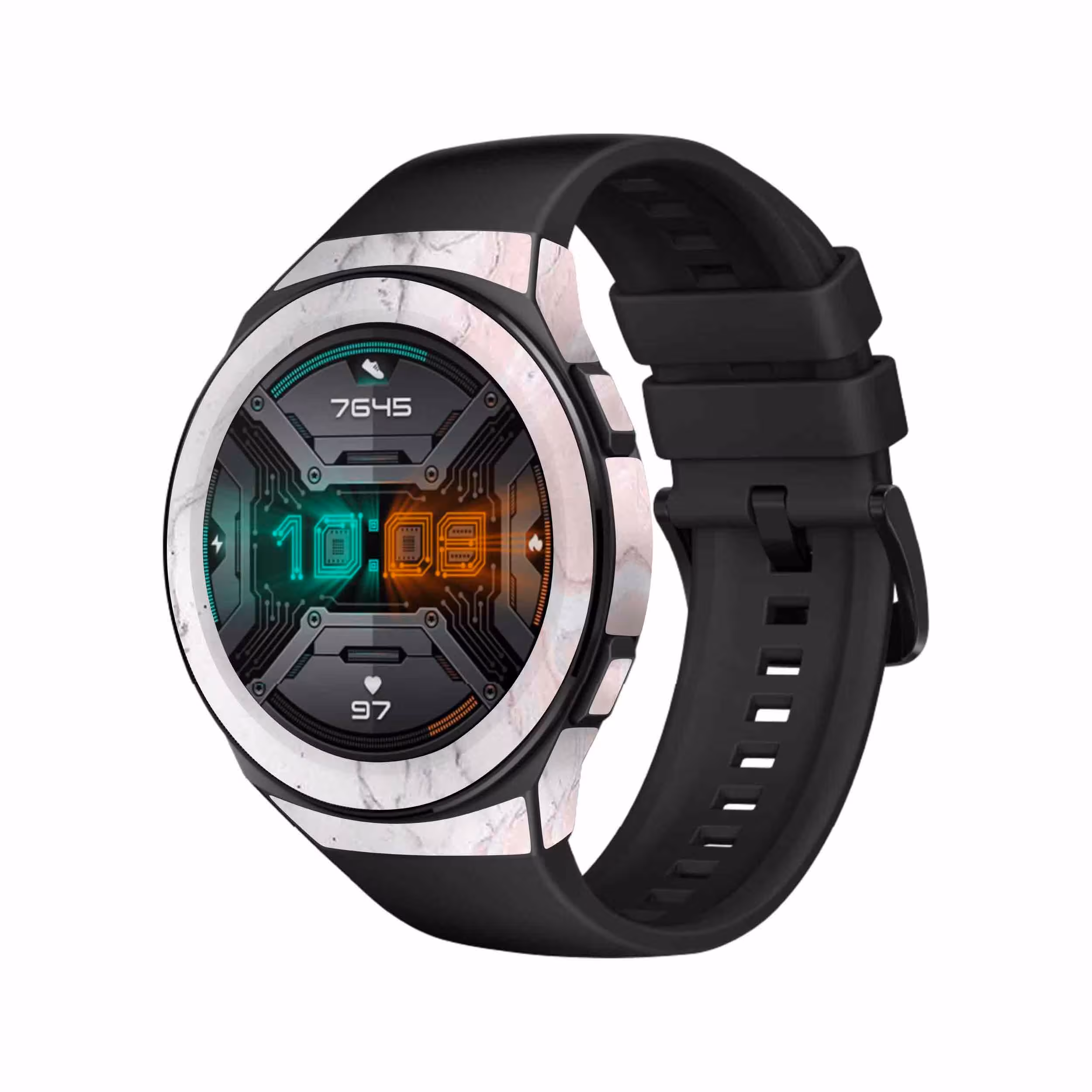 برچسب ماهوت طرح Blanco Pink Marble مناسب برای ساعت هوشمند هوآوی Watch GT 2e