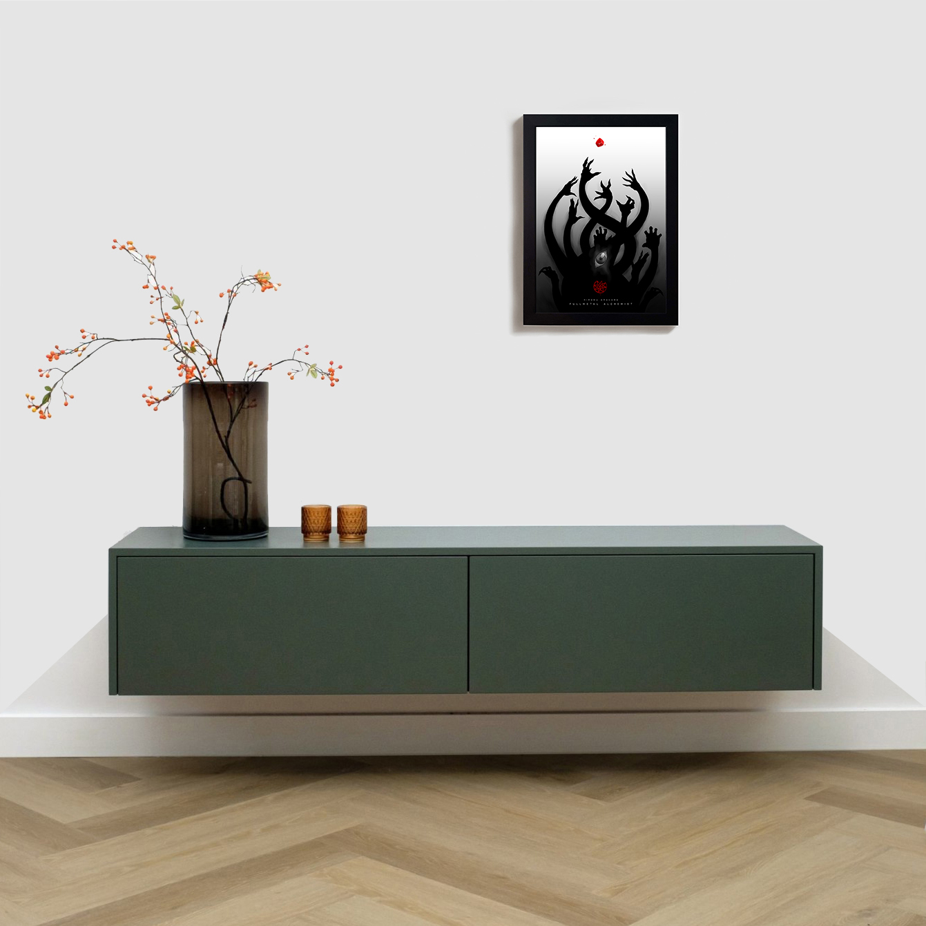 تابلو مدل انیمه کیمیاگر تمام فلزی full metal alchemist anime B307