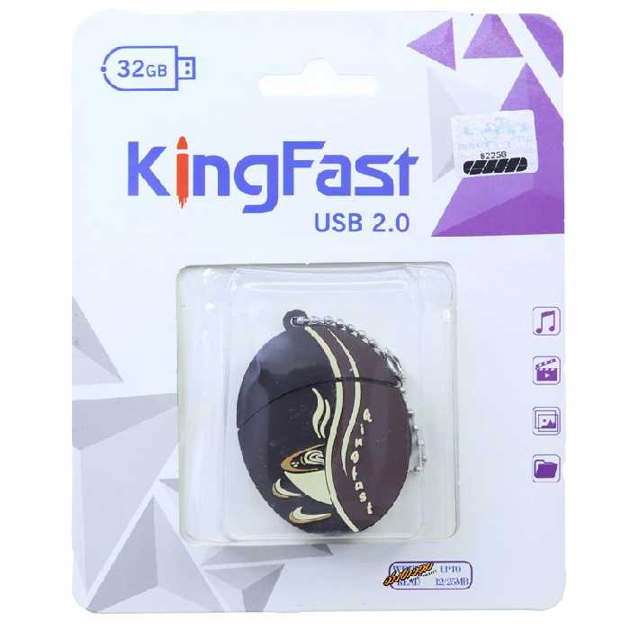 فلش 32 گیگابایت فانتزی طرح دانه قهوه کینگ فست KING FAST