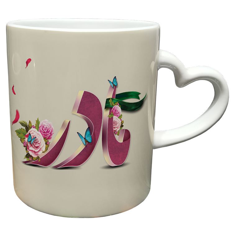 ماگ مدل دسته قلبی طرح روز مادر کد 65