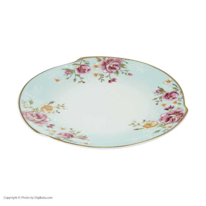 بشقاب غذاخوری شرکت صنایع چینی تقدیس مدل کاملیا بسته 6 عددی