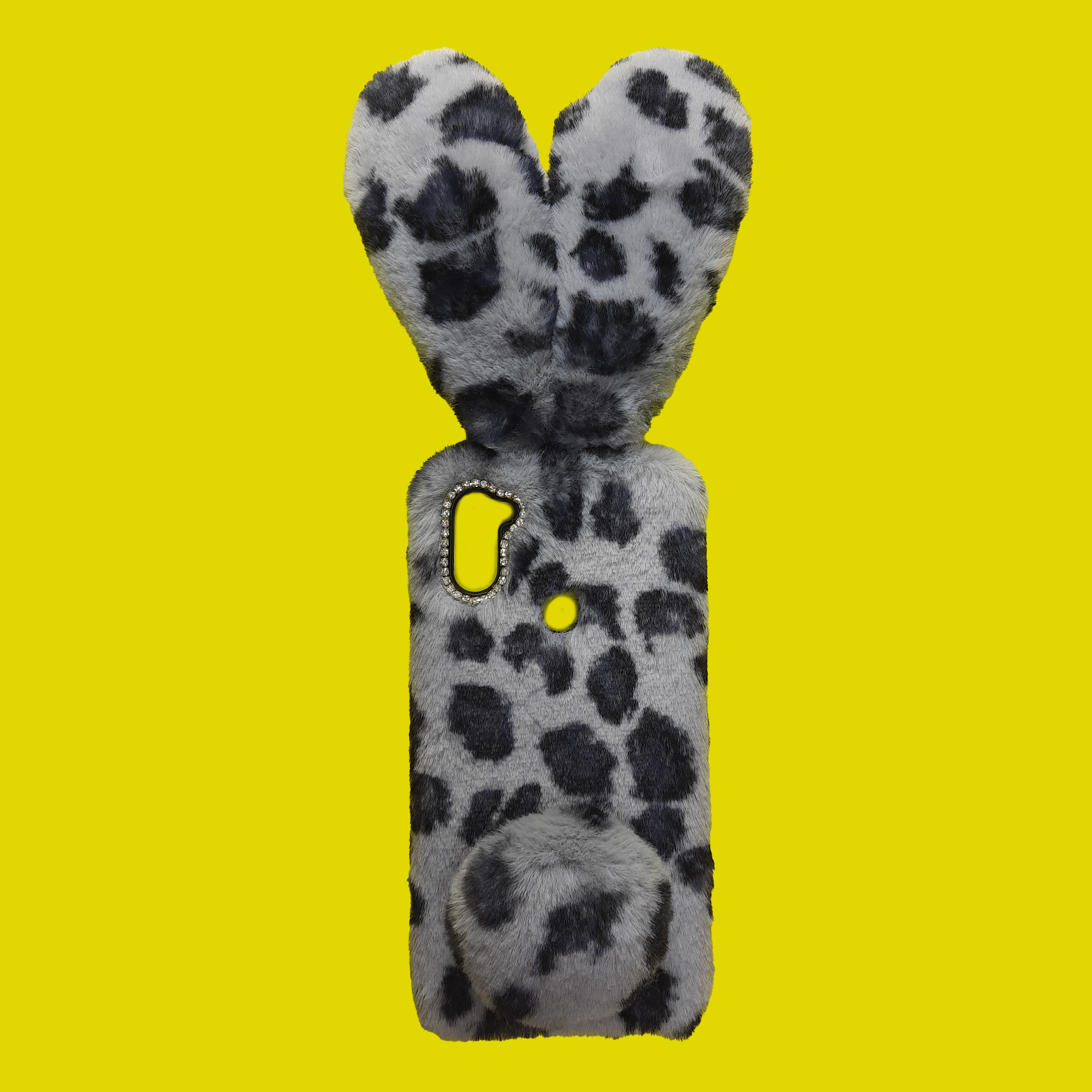 کاور مدل عروسکی طرح خرگوشی پلنگی مناسب برای گوشی موبایل سامسونگ Galaxy A11			