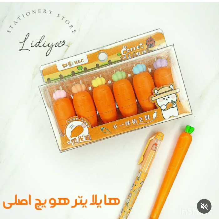 هایلایتر شش رنگ پاستیلی ارجینال وارداتی